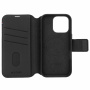 Decoded Husă detașabilă portofel 2 în 1 husă detașabilă pentru iPhone 16 Pro - neagră