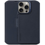Decoded Husă detașabilă portofel 2 în 1 pentru iPhone 16 Pro - albastru închis