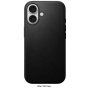 Nomad Husă din piele modernă din piele cu MagSafe pentru iPhone 16 - negru