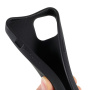Husa mata cu curea reglabila pentru iPhone 13 mini - neagra
