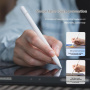 Wiwu Stylus Pencil A01 cu încărcare wireless și conector USB-C - alb