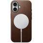 Nomad Husă din piele modernă din piele cu MagSafe pentru iPhone 16 Plus - maro
