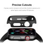 Husă mată cu sticlă securizată pentru Apple Watch 42mm (Seriile 10 / 11) - roz