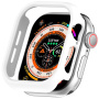 Husă tip carte mată pentru Apple Watch 46mm - albă