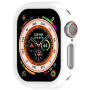 Husă tip carte mată pentru Apple Watch 46mm - albă