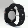 Husă de protecție din plastic moale pentru Apple Watch 42mm (Seriile 10 / 11) - negru