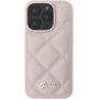 Guess Husă matlasată pentru iPhone 16 Pro - roz