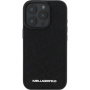 Karl Lagerfeld Husă cu model matlasat pentru iPhone 16 Pro - neagră