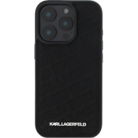 Karl Lagerfeld Husă cu model matlasat pentru iPhone 16 Pro - neagră