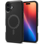 Spigen Husă robustă Core Armor Matte cu MagSafe pentru iPhone 16 - Negru