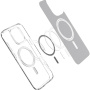 Spigen Husă transparentă Crystal Hybrid cu MagSafe pentru iPhone 16 Pro - Transparent