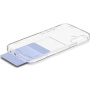 Spigen Husă transparentă Crystal Slot cu buzunar pentru card pentru iPhone 16 - transparentă