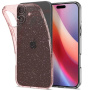 Spigen Husă cu sclipici cu cristale lichide pentru iPhone 16 - roz