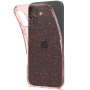 Spigen Husă cu sclipici cu cristale lichide pentru iPhone 16 - roz