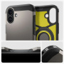 Spigen Husă Tough Armor cu suport și MagSafe pentru iPhone 16 - Gri închis