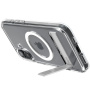 Spigen Husă transparentă Ultra Hybrid S cu suport și MagSafe pentru iPhone 16 - Transparent