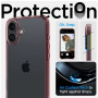 Spigen Husa transparenta Ultra Hybrid pentru iPhone 16 - roz