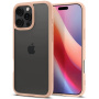 Spigen Ultra Hybrid husă transparentă cu ramă colorată pentru iPhone 16 Pro Max - roz