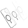 Spigen Husă transparentă Ultra Hybrid cu alb MagSafe pentru iPhone 16 - transparent