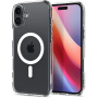 Spigen Husă transparentă Ultra Hybrid cu alb MagSafe pentru iPhone 16 - transparent