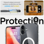 Spigen Husă transparentă Ultra Hybrid cu alb MagSafe pentru iPhone 16 - transparent
