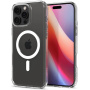Spigen Husă transparentă ultra hibridă cu alb MagSafe pentru iPhone 16 Pro - Transparent