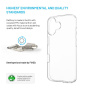 FIXED Husă reciclată ReStory Anti-UV pentru iPhone 16 - transparentă