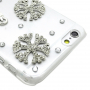 Carcasă / husă de lux, cu pietre în stil diamant, pentru Apple iPhone 6S / 6 - Turnul Eiffel