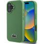 Lacoste Husă emblematică cu logo țesut Petit Pique cu MagSafe pentru iPhone 16 - Verde