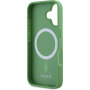 Lacoste Husă emblematică cu logo țesut Petit Pique cu MagSafe pentru iPhone 16 - Verde