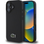 Lacoste Husă emblematică cu logo țesut Petit Pique cu MagSafe pentru iPhone 16 - negru