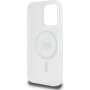 Karl Lagerfeld Husă cadru metalic IML Karl Head cu MagSafe pentru iPhone 16 Pro Max - Transparent