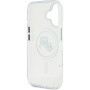 Karl Lagerfeld IML K&CH Heads capac cadru metalic cu MagSafe pentru iPhone 16 Plus - transparent