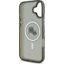 Karl Lagerfeld IML K&CH Heads capac cadru metalic cu MagSafe pentru iPhone 16 - gri