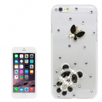 Carcasă / husă de lux, cu pietre în stil diamant, pentru Apple iPhone 6S / 6 - panda