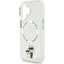 Karl Lagerfeld Husă IML Karl și Choupette cu MagSafe pentru iPhone 16 Plus - Transparentă