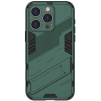 Husa de protectie rezistenta cu suport pentru iPhone 16 Pro - verde
