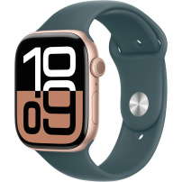 Original Apple curea sport pentru Apple ceas Ultra 49mm / 46mm / 45mm / 44mm / 42mm - M/L - verde lac