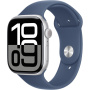 Original Apple curea sport pentru Apple Watch Ultra 49mm / 46mm / 45mm / 44mm / 42mm - M/L - denim