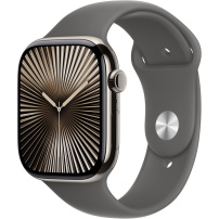 Original Apple curea sport pentru Apple ceas Ultra 49mm / 46mm / 45mm / 44mm / 42mm - S/M - gri rock