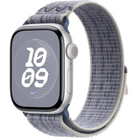 Original Apple Curea sport Nike pentru ceas Apple 42mm / 41mm / 40mm / 38mm - gri albastru