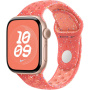 Original Apple Banda sport Nike pentru ceas Apple 42mm / 41mm / 40mm / 38mm - M/L - Portocaliu fierbinte