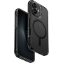 UNIQ Husă Combat MagClick cu cadru color și MagSafe pentru iPhone 16 - Negru