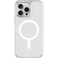 UNIQ Husă cu sclipici LifePro Xtreme MagClick cu MagSafe pentru iPhone 16 Pro - argintiu