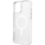 UNIQ Husă cu sclipici LifePro Xtreme MagClick cu MagSafe pentru iPhone 16 Pro - argintiu