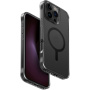 UNIQ LifePro Xtreme MagClick husă mată transparentă cu MagSafe pentru iPhone 16 Pro Max - fumuriu