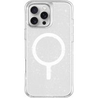 UNIQ Husă cu sclipici LifePro Xtreme MagClick cu MagSafe pentru iPhone 16 Pro Max - argintiu
