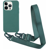 Husă mată cu curea reglabilă pentru iPhone 13 Pro Max - kerosen