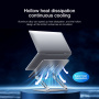 Bestand suport pliabil din aluminiu pentru iPad / MacBook - argintiu