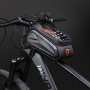 Wheel up Bike Bag husă impermeabilă pentru bicicletă cu spațiu pentru iPhone - negru